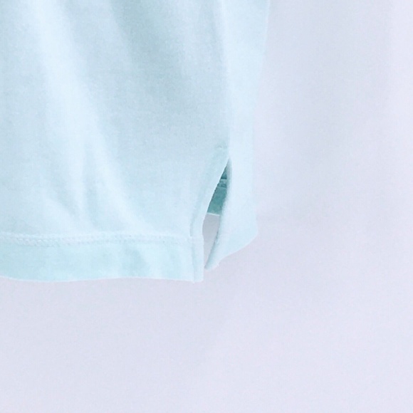 Adidas Originals Mens T Shirt White Teal Colorblock Trefoil Center Logo Sz M - Picture 7 of 14